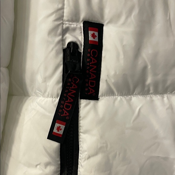 💖 Canada Weathergear White Puffer Jacket - Picture 4 of 9